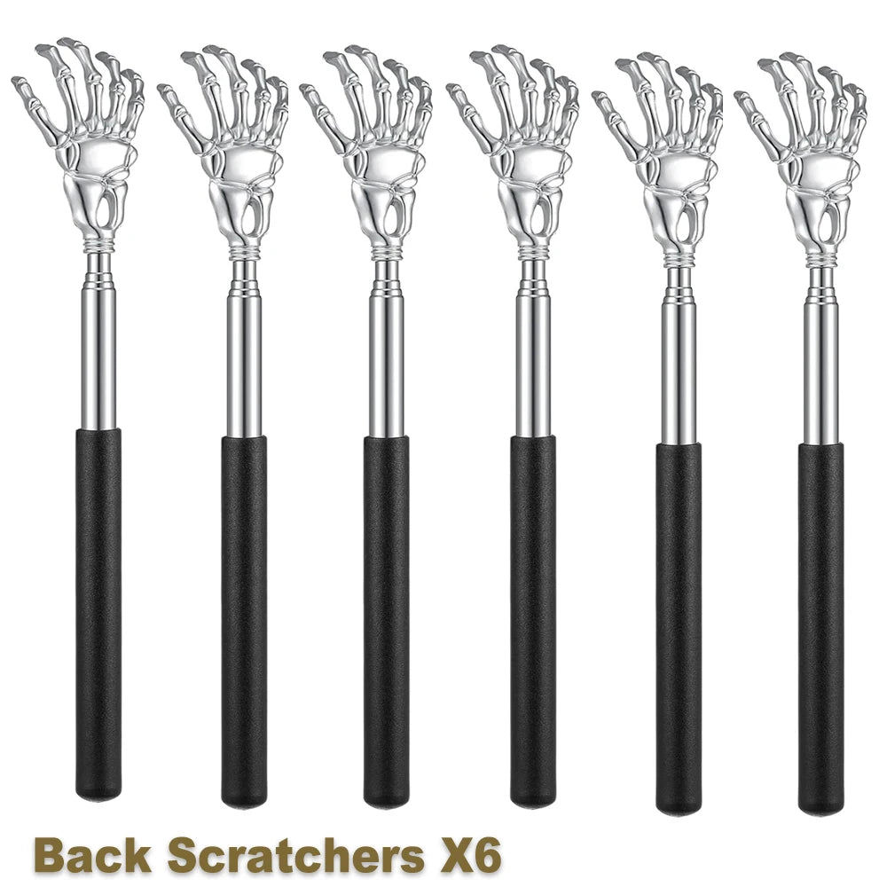 Portable Extendable Back Scratcher – Stainless Steel Telescoping Massager for Humans & Pets