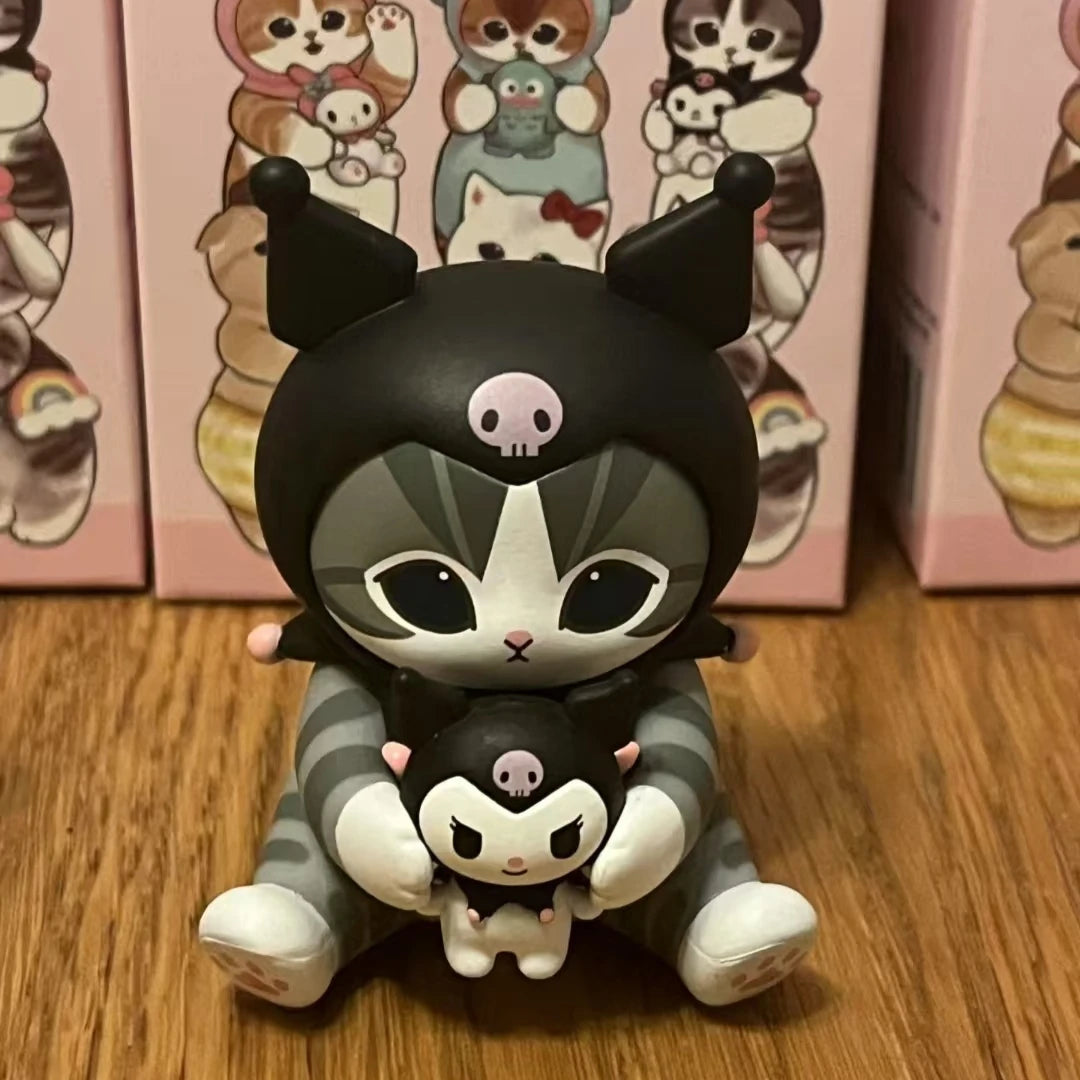 Mofusand Shark Cat Blind Box – Ugly Fish Vinyl Toy Display Figure for Collectors & Gifts