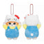 Kawaii Mofusand x Sanrio Plush Keychain – Hello Kitty, Kuromi & Hanyodon Backpack Pendant