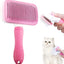 Pet Grooming Brush – Hair Remover Comb for Dogs & Cats with Anti-Slip Handle & Massage Tips