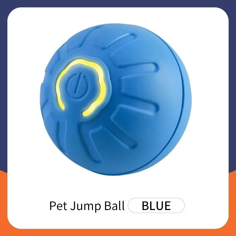 Fetch & Fancy Smart Interactive Dog Toy Ball – USB Rechargeable, Automatic Rolling & Bouncing with RGB Lights for Cats & Puppies