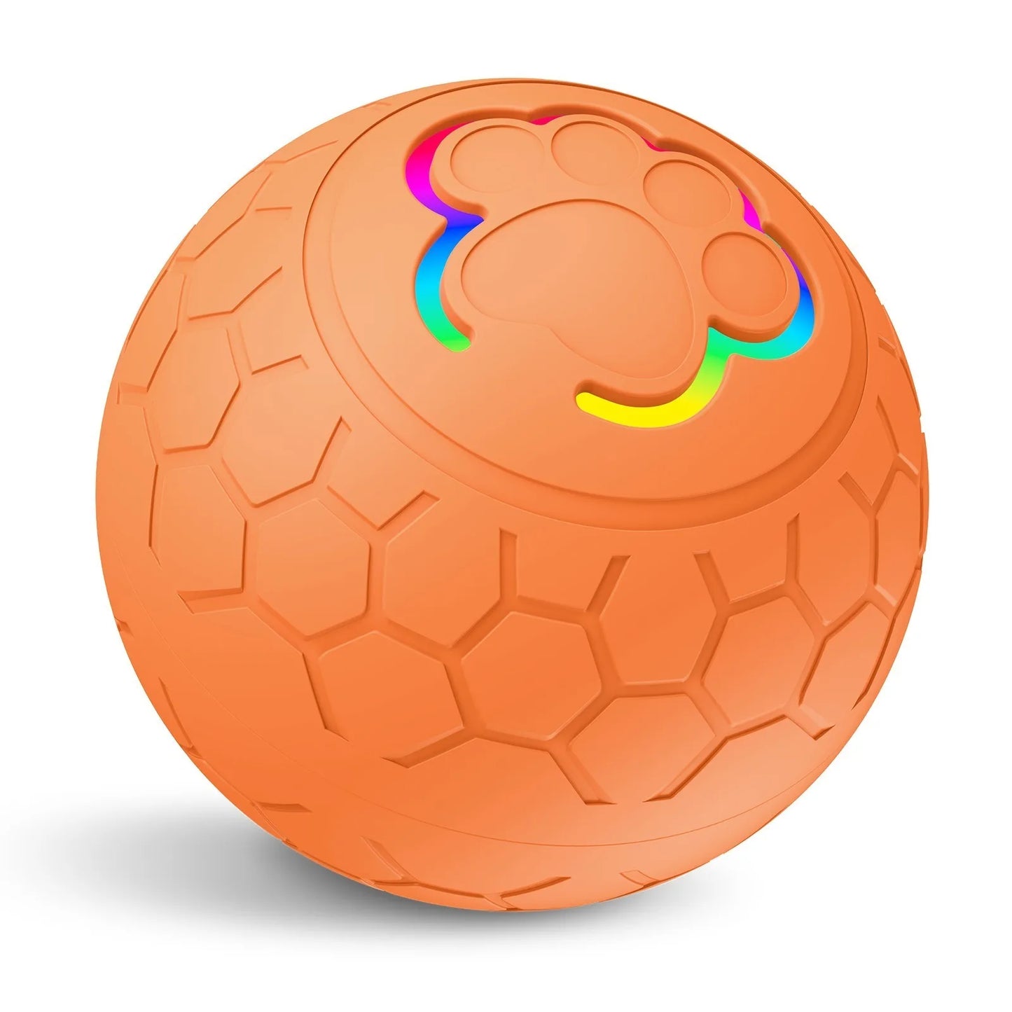 Fetch & Fancy Smart Interactive Dog Toy Ball – USB Rechargeable, Automatic Rolling & Bouncing with RGB Lights for Cats & Puppies