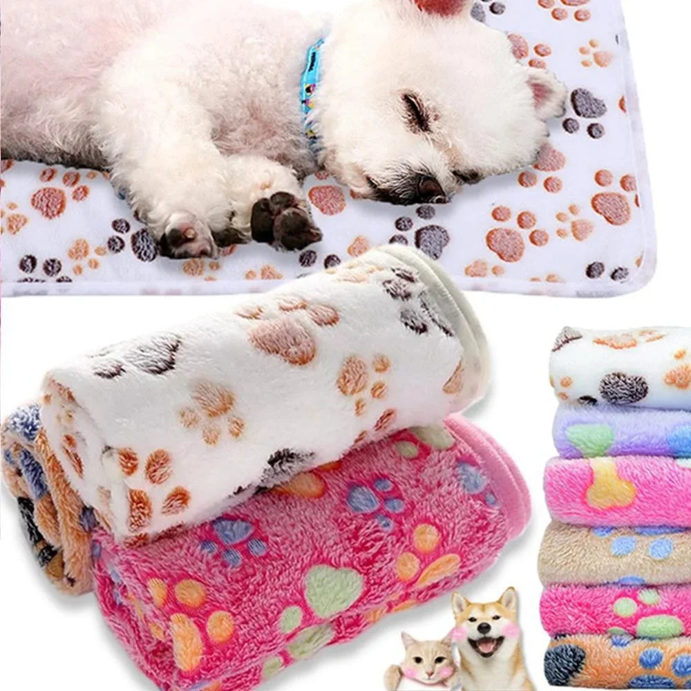Soft Fluffy Pet Blanket for Cats & Dogs