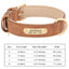 Personalized Dog Collar – Custom Engraved PU Leather