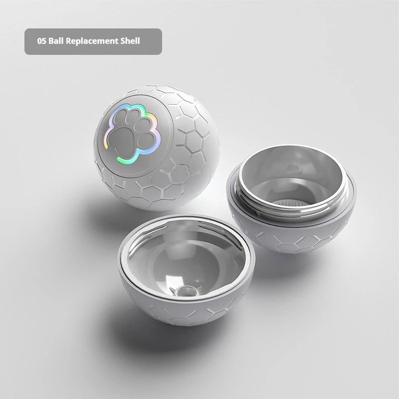 Fetch & Fancy Smart Interactive Dog Toy Ball – USB Rechargeable, Automatic Rolling & Bouncing with RGB Lights for Cats & Puppies