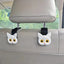 2pcs 3D Cartoon Cat Car Headrest Hooks – Cute Organizer for Bags & Coats