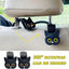 2pcs 3D Cartoon Cat Car Headrest Hooks – Cute Organizer for Bags & Coats