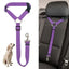 Adjustable Pet Car Seat Belt – Two-in-One Safety Leash for Dogs & Cats