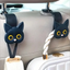 2pcs 3D Cartoon Cat Car Headrest Hooks – Cute Organizer for Bags & Coats