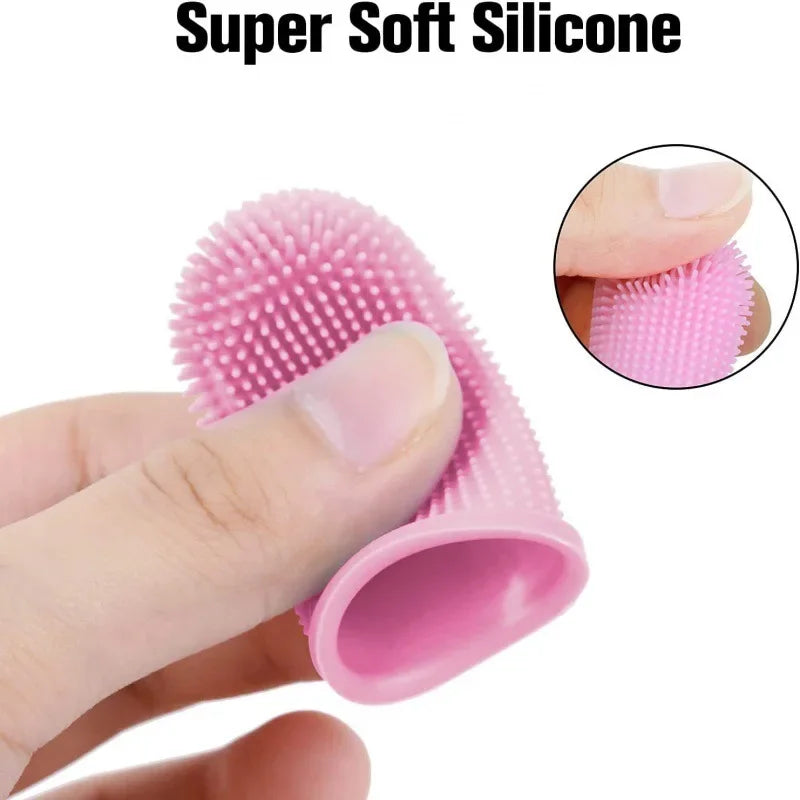 Fetch & Fancy Super Soft Silicone Pet Finger Toothbrush – Gentle Teeth Cleaning & Breath Care for Dogs & Cats