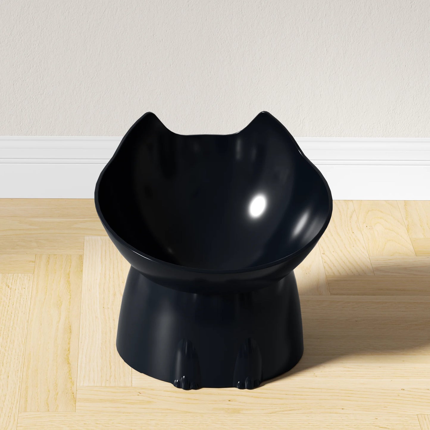 Elevated Cat Bowl – Anti-Tip, Tilted Feeding Dish