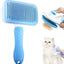 Pet Grooming Brush – Hair Remover Comb for Dogs & Cats with Anti-Slip Handle & Massage Tips